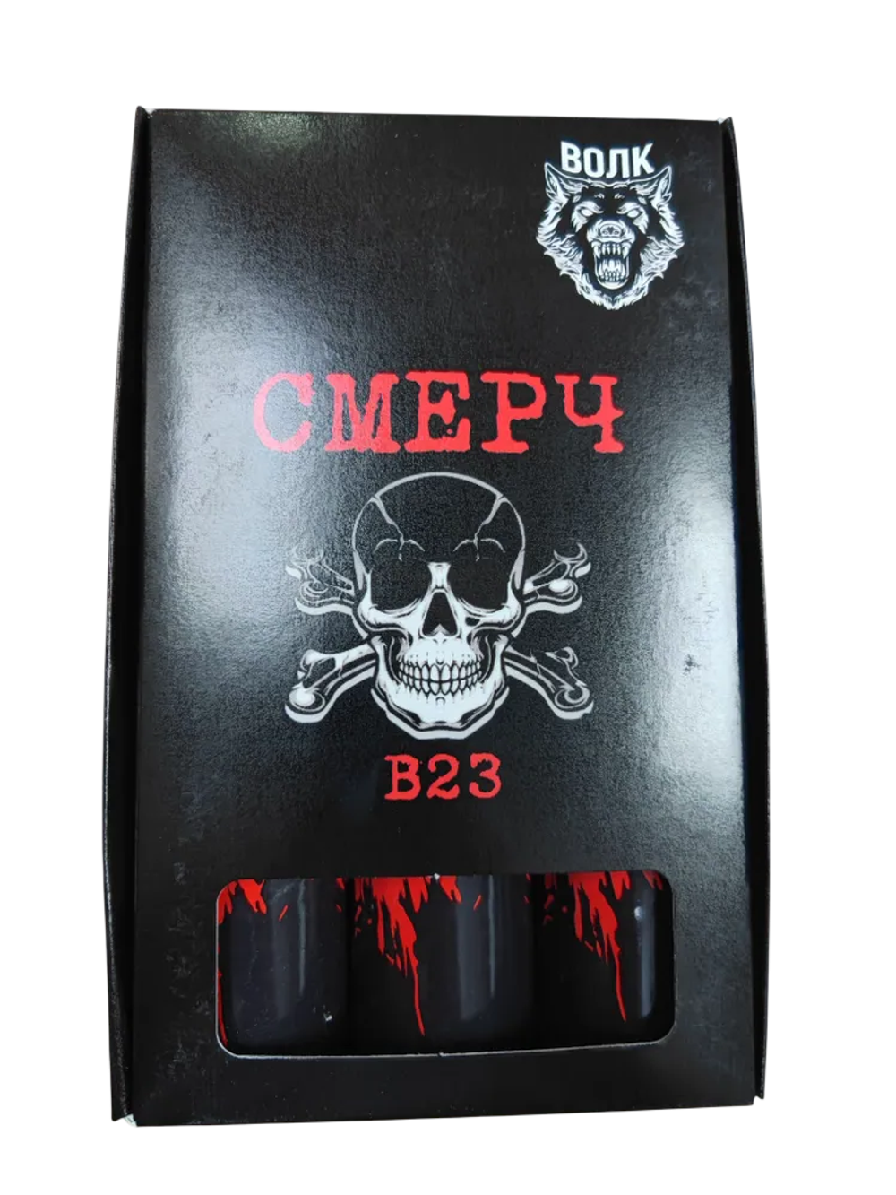 В23 Петарды "СМЕРЧ" (Волк) (1 упаковка / 3 штуки)