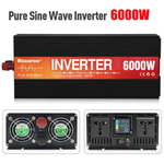 Инвертор 24V-220V 6000W черно-красный RDDSPON