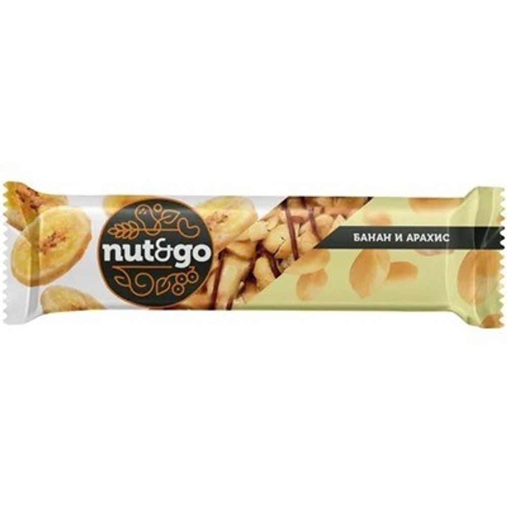 Батончик nut&go банан и арахис (нутго)