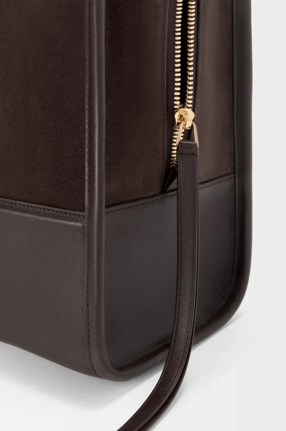 Loewe Большая сумка Amazona 180 из мягкой телячьей кожи, темно-каштановый