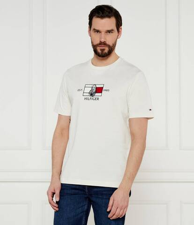 Футболка Tommy Hilfiger - экрю(MW0MW38628)