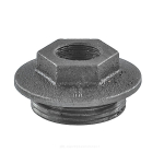 Заглушка (пробка) проходная 1 1/4"x3/4" правая резьба для чугунных радиаторов CRMTCLB