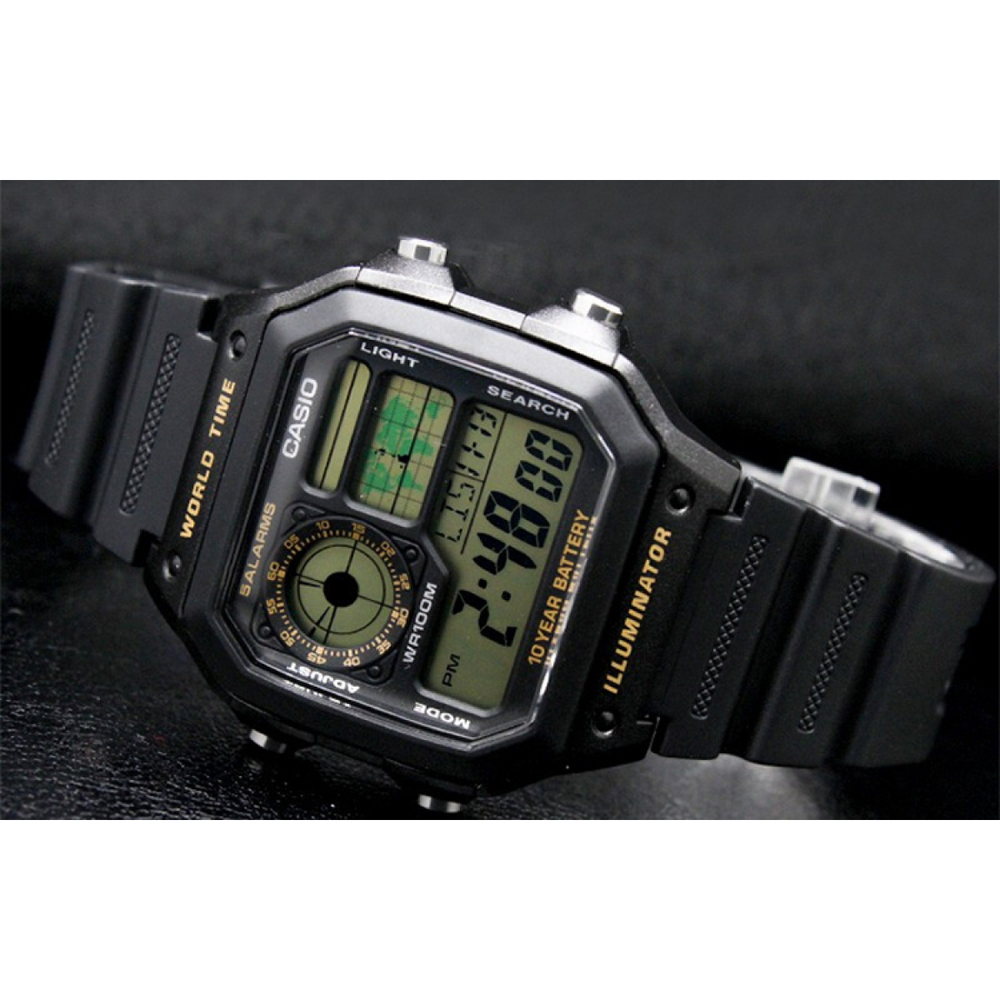 Часы CASIO YOUTH STANDARD 100, AE-1200WH-1B