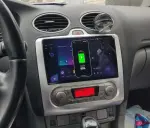 Магнитола для Ford Focus 2 2004-2011 (климат) - Kuberg OL-9201-A QLed+2K, Android 12, Быстрая, CarPlay, 4G SIM-слот
