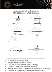 Точечный светильник Mari APL.0056.19.05 Aployt