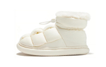 FEIYUE Tofu Insulated Shoes Waterproof Mid-top Casual Shoes Women"s Beige