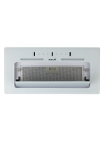 Вытяжка встраиваемая MWDC60TL WHITE Инвертор 1200м3/ч Белая, управление жестами, полновстраиваемая