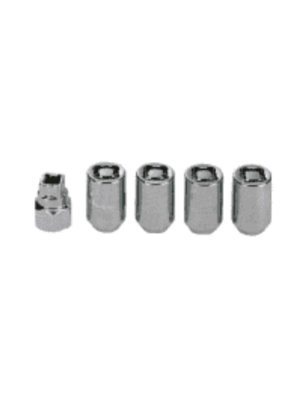 Набор секретных гаек на колесные диски 7/16''RH 5пр. Forsage F-644105