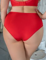 Трусы Kris Line Sweetheart слипы Hight Waist (красный/оранжевый)