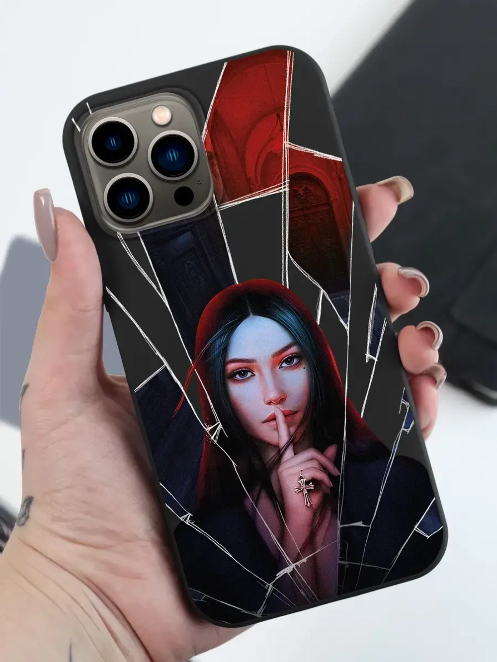 Чехол на iPhone 14 Pro Max с 3D принтом