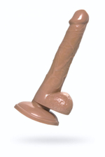 Фаллоимитатор A-Toys Delion коричневый 20,5 см