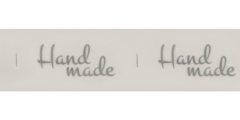 Тесьма отделочная 40 мм, 22.8 м, 02 Hand made/серебро, Gamma