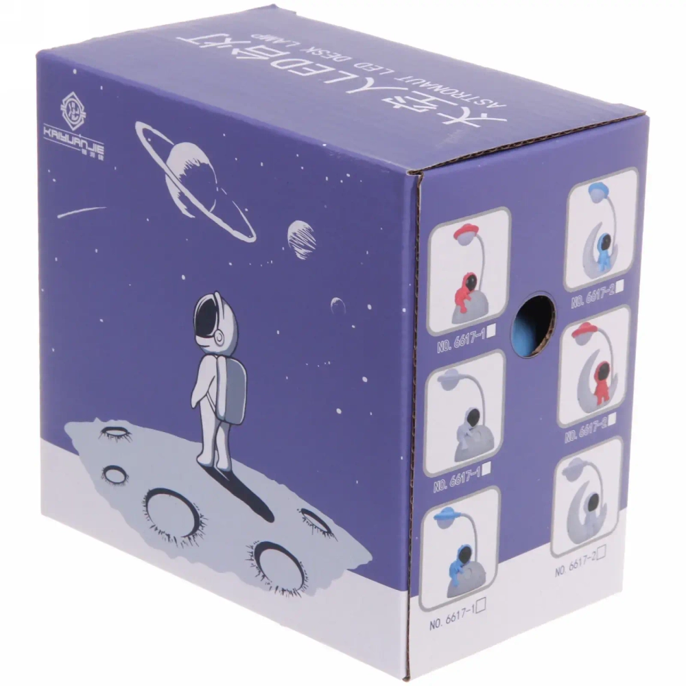 Светильник настольный «Cosmo-Космическая фантазия» LED 26*13*5см USB 4V 3w, Бело-голубой