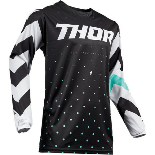 Купить Джерси Кроссовое Thor Pulse Jersey / Детская / Черно-белый