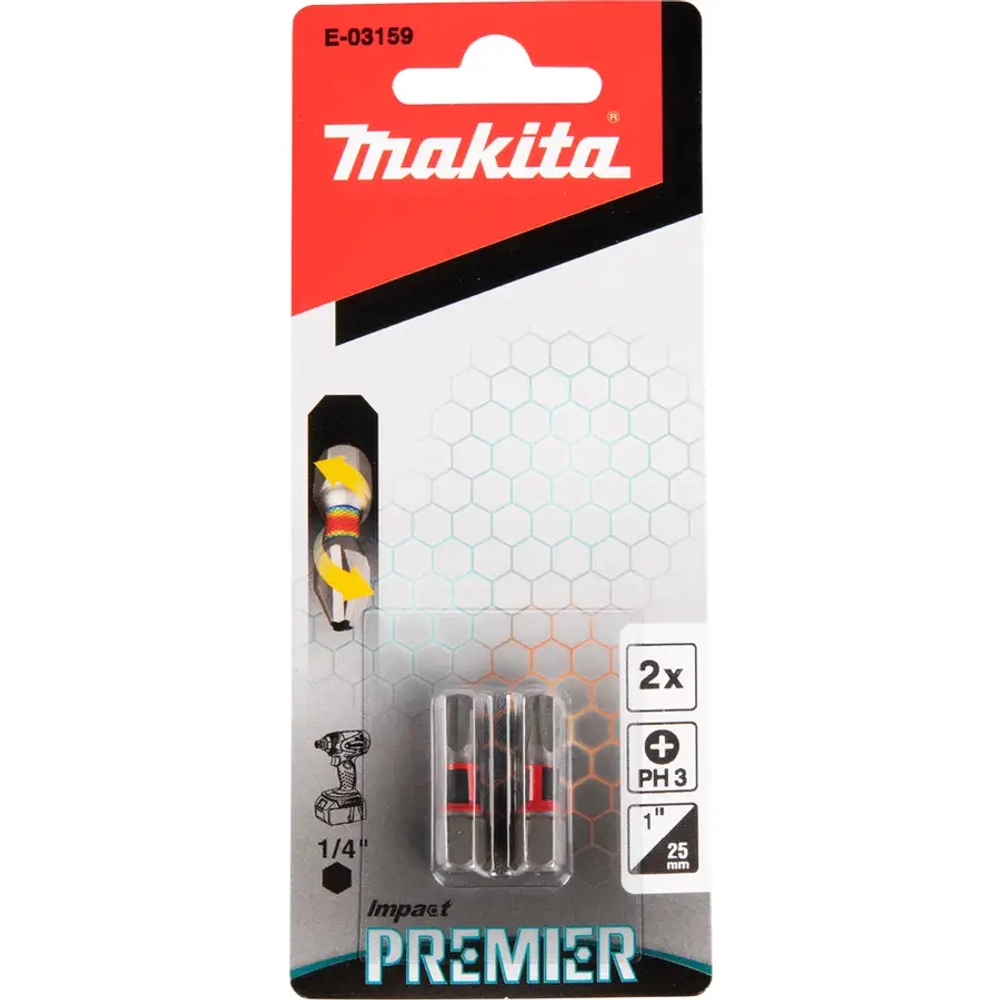 Насадка PH3х25 мм Impact Premier Makita E-03159