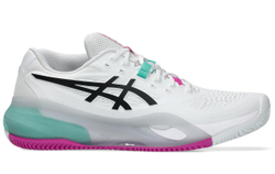 Мужские кроссовки теннисные Asics Gel-Resolution X Clay - white/aurora green