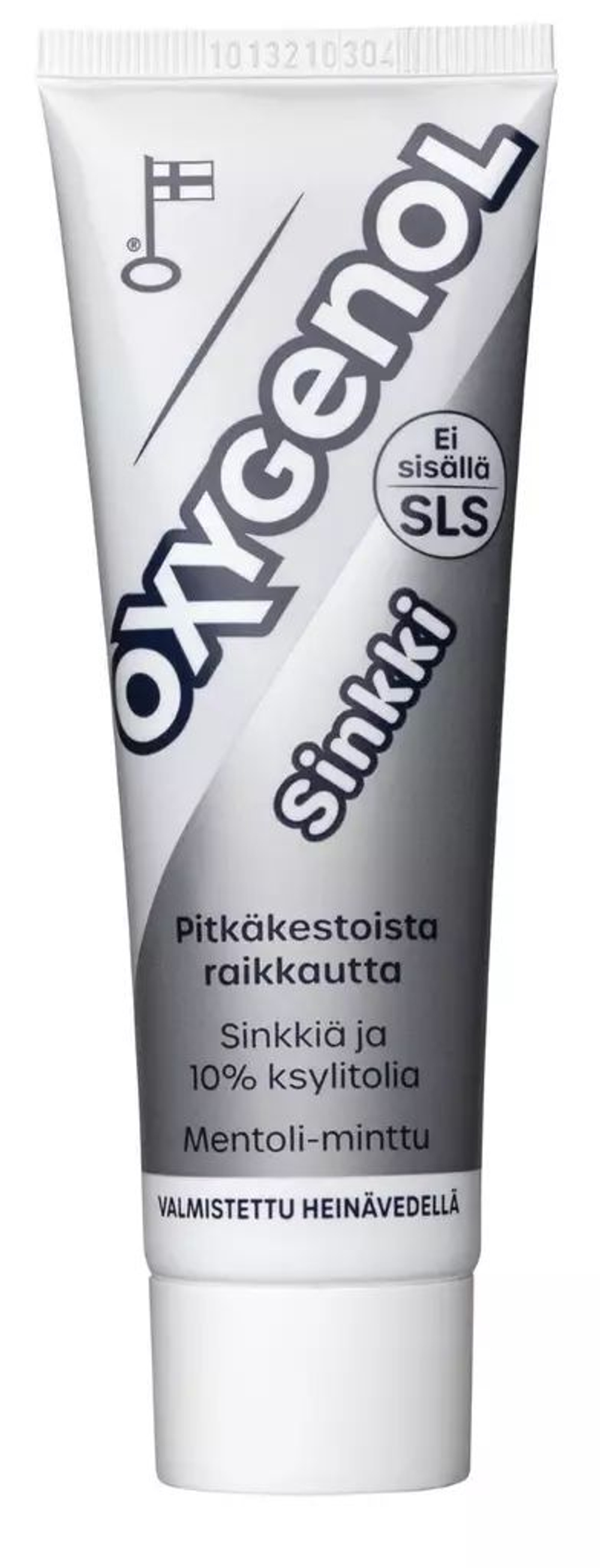 Oxygenol Зубная паста с цинком, фтором и ароматом ментола и мяты 75 мл (из Финляндии)