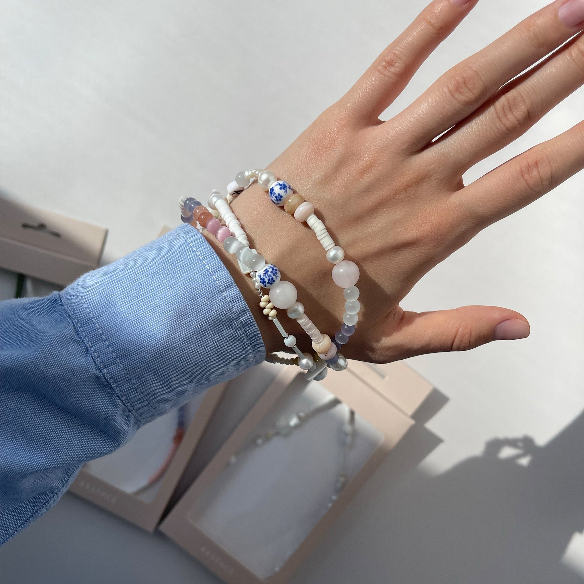 Pearl phone strap