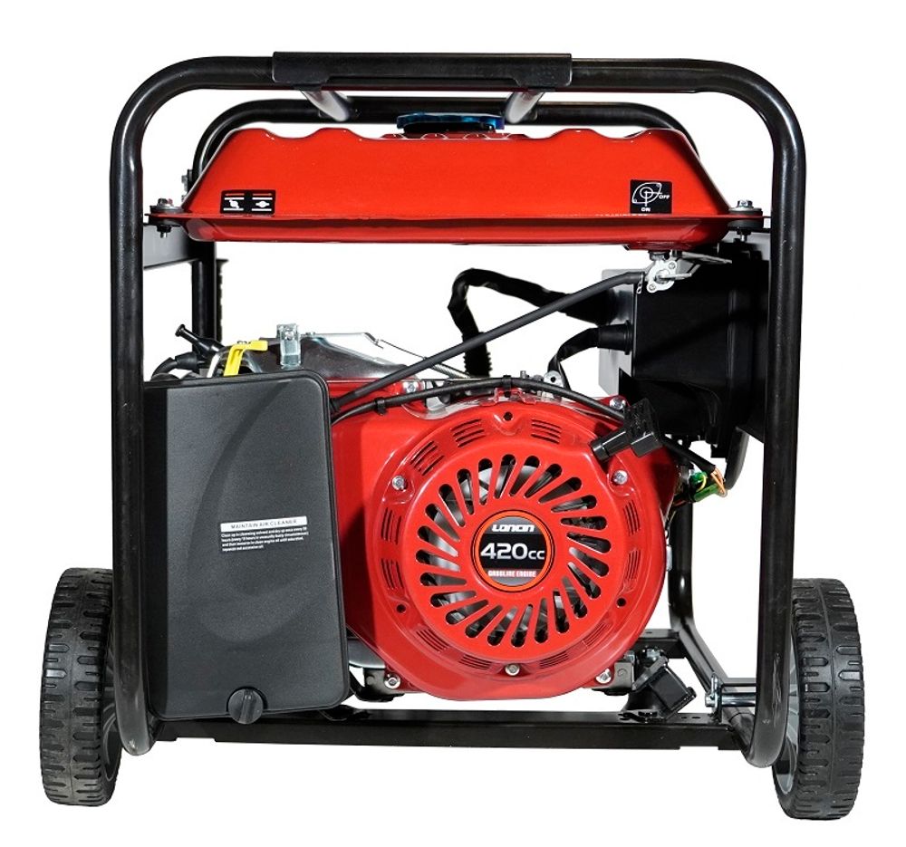 Генератор бензиновый Loncin LC8000-JS - [6 кВт / 220V] однофазный