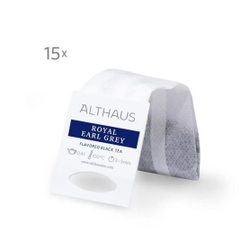 Althaus Grand Pack Royal Earl Grey ароматизированный черный чай в пакетиках, 15 шт