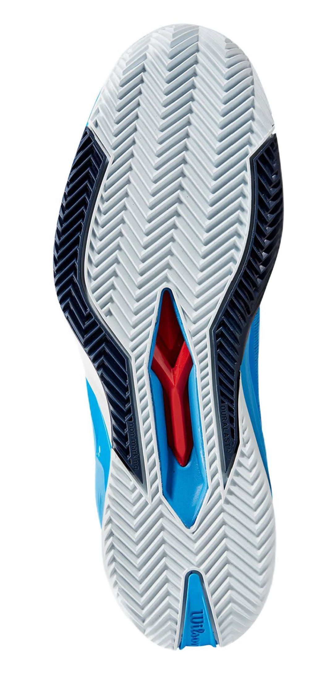 Мужские кроссовки теннисные Wilson Rush Pro 4.0 Clay - french blue/white/navy blazer
