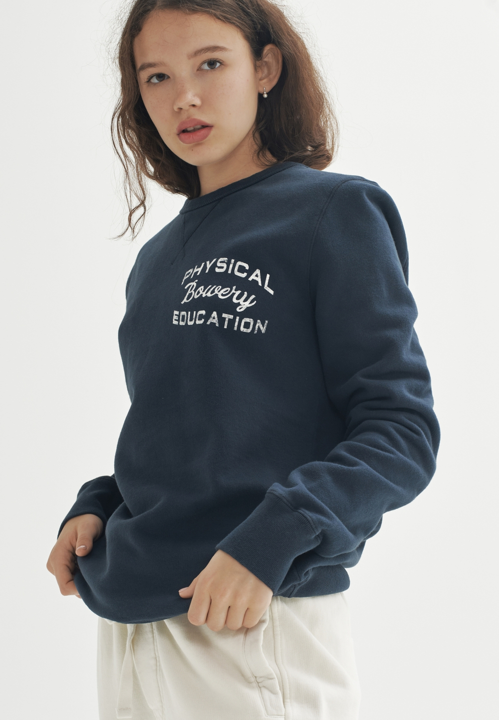 Свитшот Bowery NYC "Phisical Education" Mood Indigo