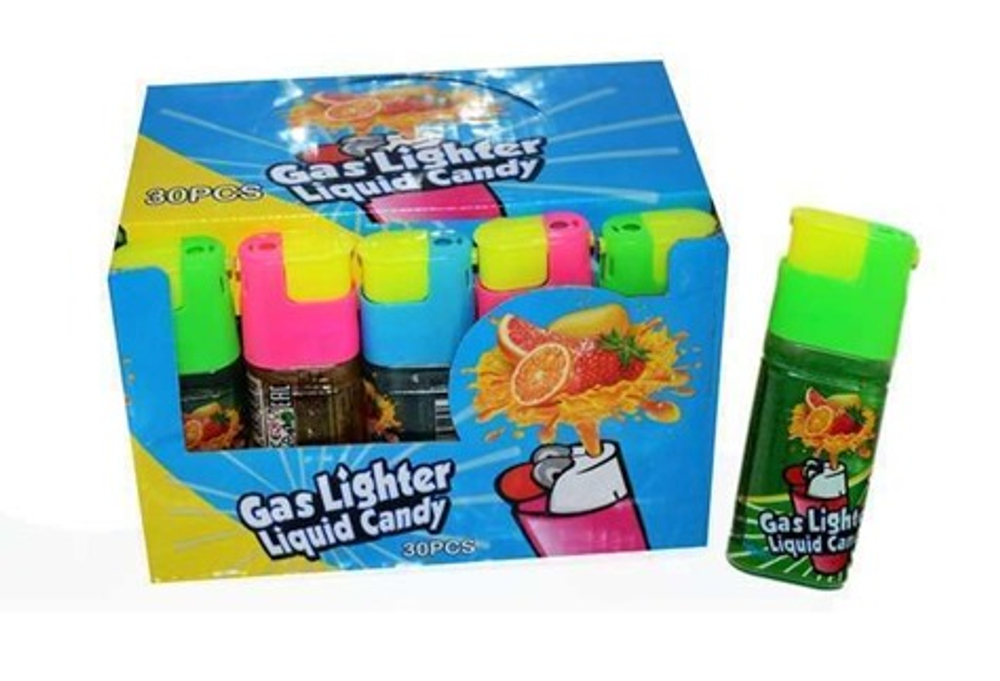 Жидкая карамель Зажигалка Gas lighter 30шт*30мл