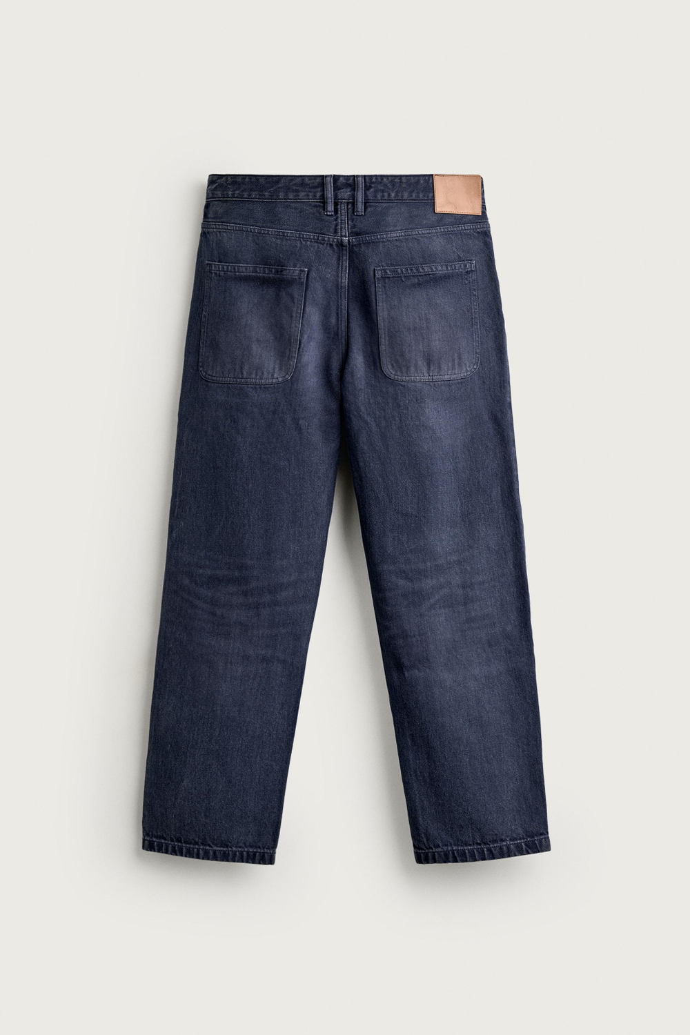 ДЖИНСЫ RELAXED FIT С ЭФФЕКТОМ ПОТЕРТОСТИ — ZARA
