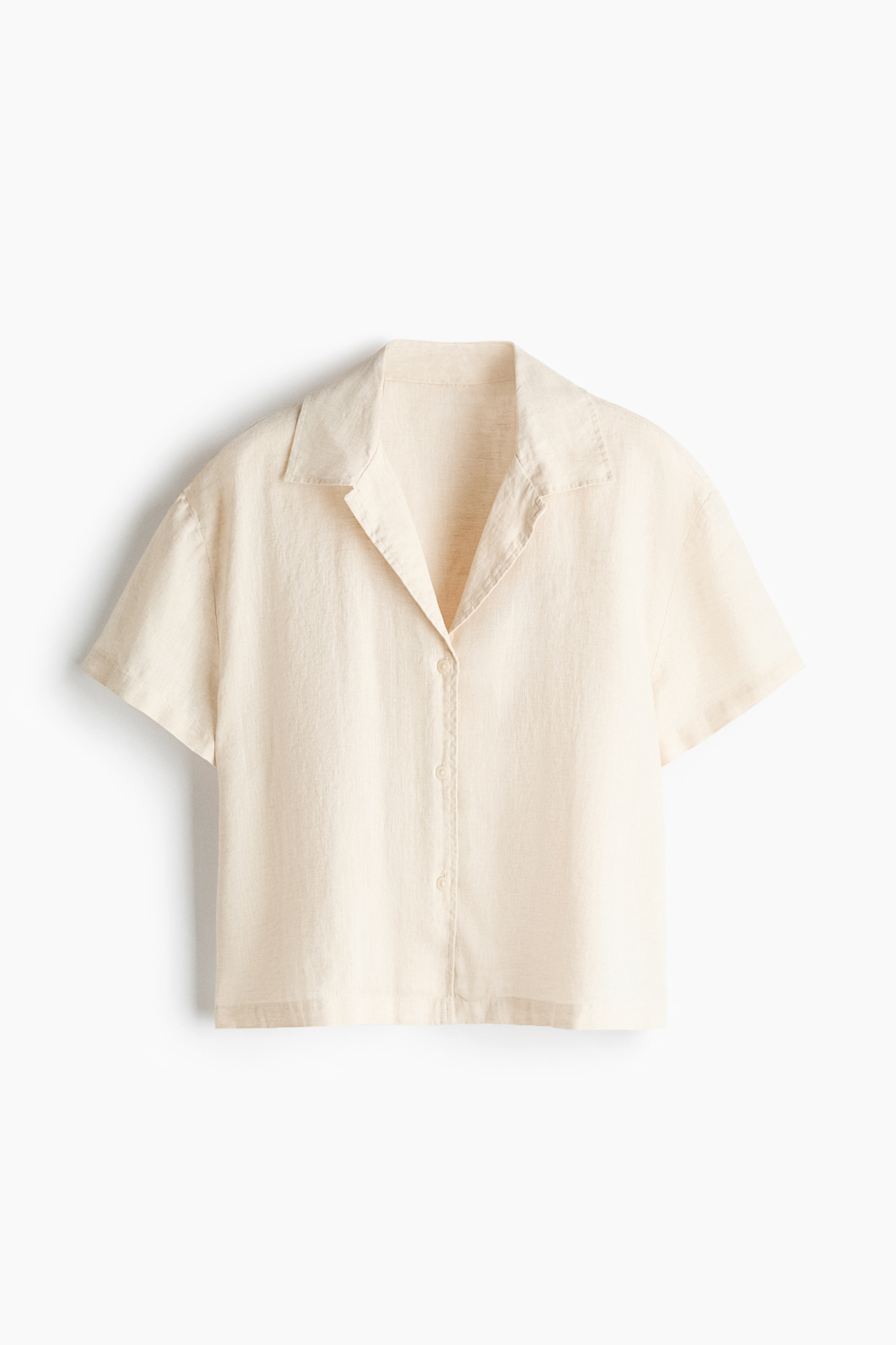 Льняная пляжная рубашка - H&M