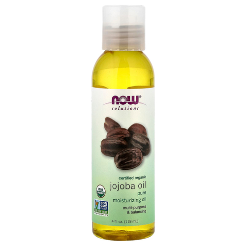 NOW Foods, Solutions, сертифицированное органическое масло жожоба, 118 мл (4 жидк. унции)