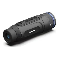 Тепловизор CONOTECH Aquila 3D 25/50 - вид в три четверти со стороны логотипа и энкодера