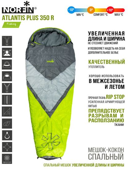 Спальник NORFIN Atlantis Plus 350