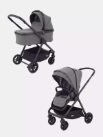 Коляска детская MOWBaby "MOVE" MB402 2в1 Grey (2023)