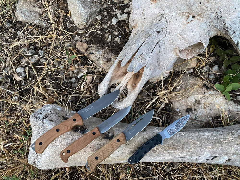 Туристический нож Baikal D2 StoneWash Kydex, G10 Orange Kydex