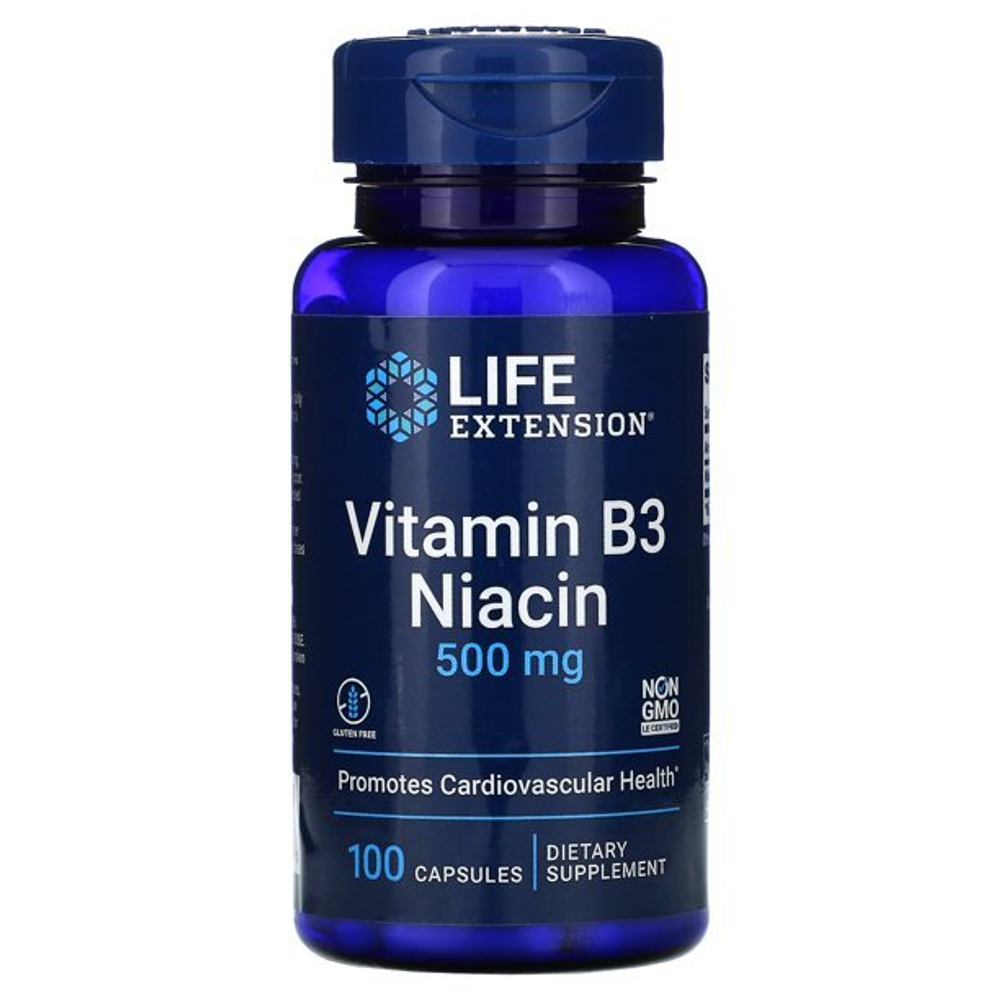 Vitamin B3 Niacin 500 мг