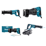 Новинка! Сабельная пила профессиональная сетевая Makita 220В 1,2 кВт, для пиления древесины, пластика и черных металлов, в кейсе JR3051TK