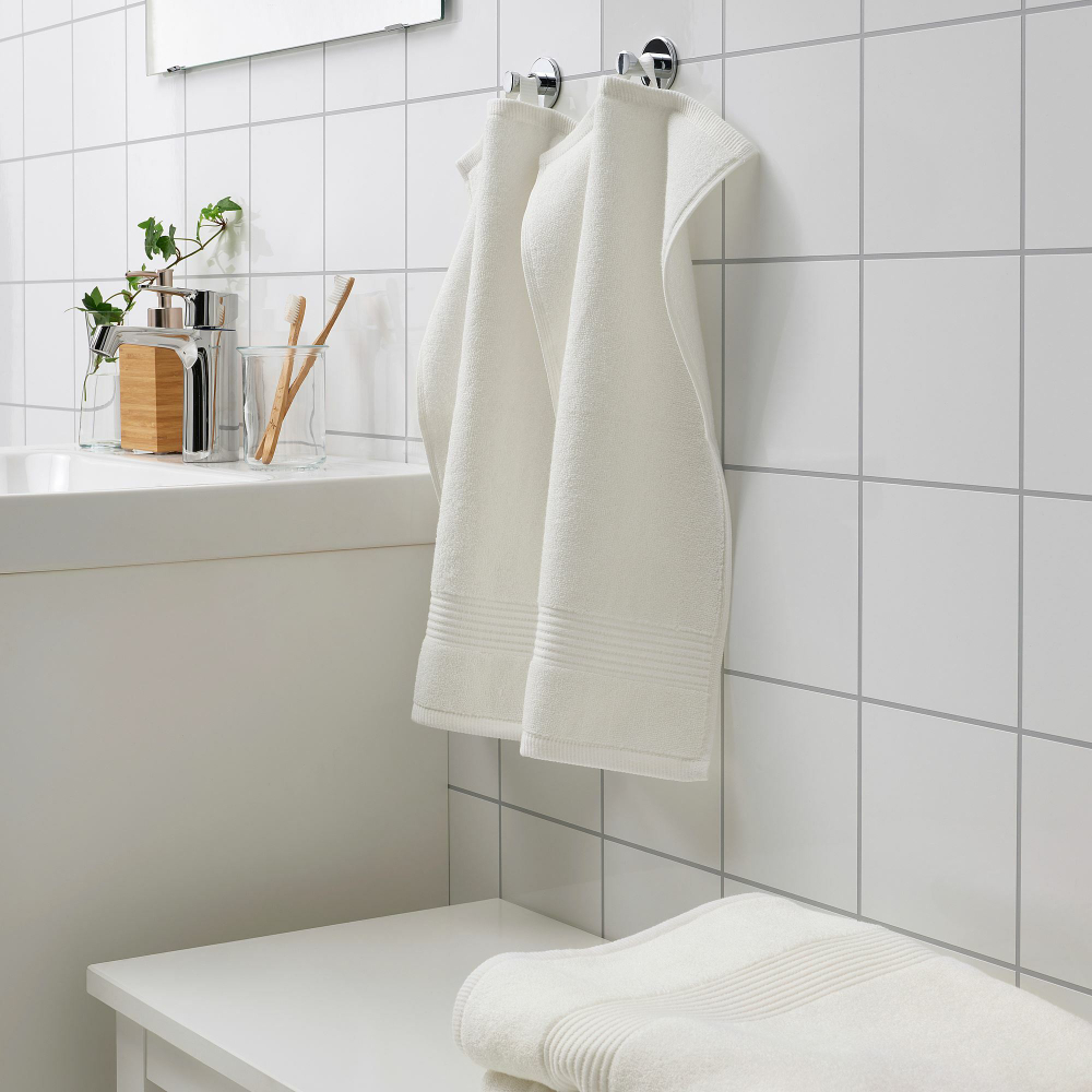 Полотенце IKEA FREDRIKSJON (ФРЕДРИКШЁН), Белый, 30х50 см