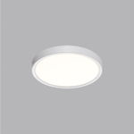 7659/18L MITRA LED SN 551 Светильник пластик/белый LED 18Вт 3000/4000K D230 IP40 ALFA WHITE