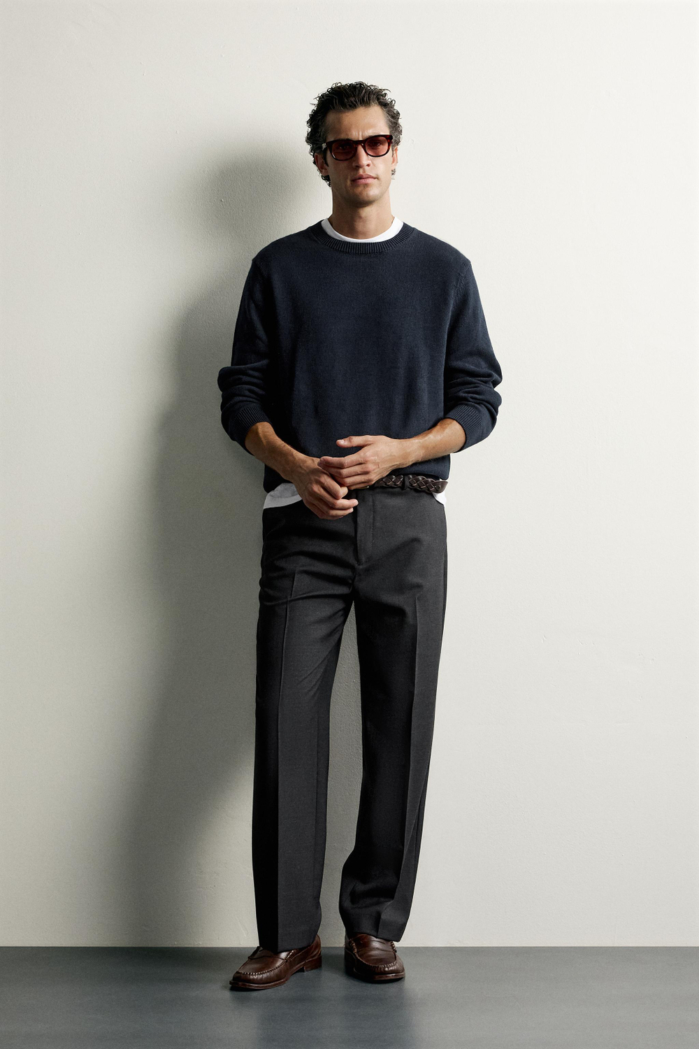 БРЮКИ REGULAR FIT ИЗ 100% ШЕРСТИ — ZARA