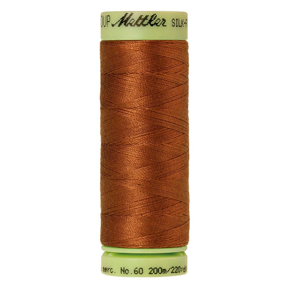 Нитки хлопковые Mettler Silk-Finish Cotton 60 (200 м), 5 кат. | цв. 0900
