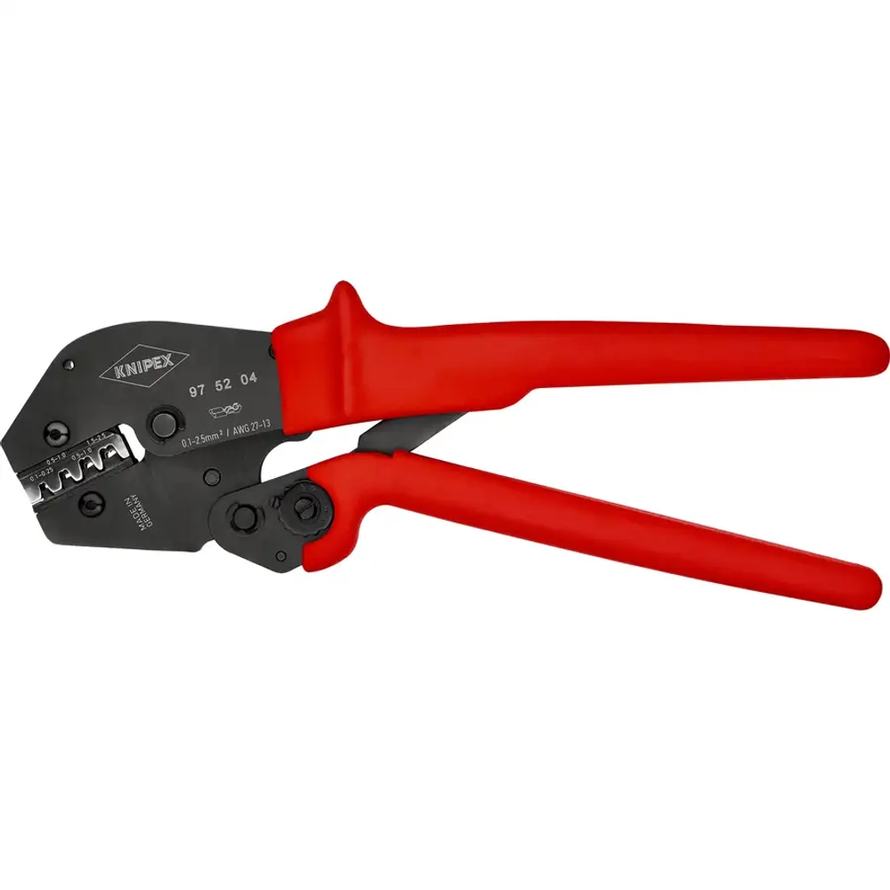 Клещи зажимные для опрессовки чернёные 250 мм Knipex 97 52 04