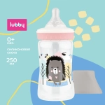 Бутылочка Lubby широкое горло 250мл 23572