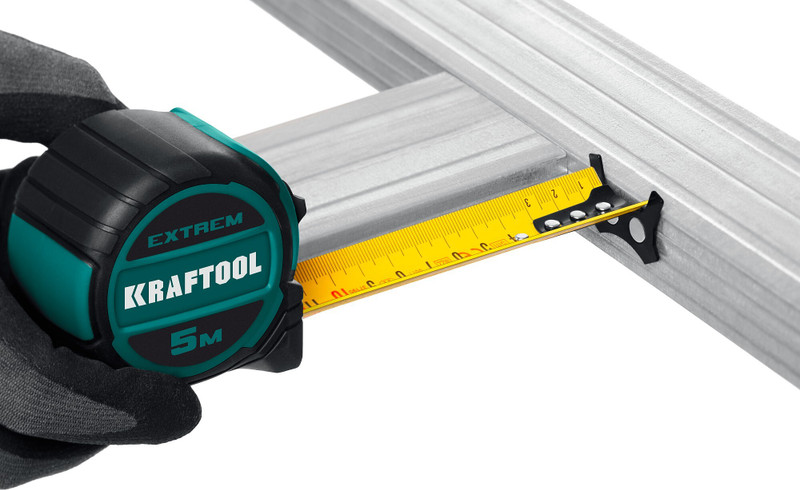 KRAFTOOL Extrem, 5 м х 32 мм, рулетка со сверх широким полотном (34127-5)