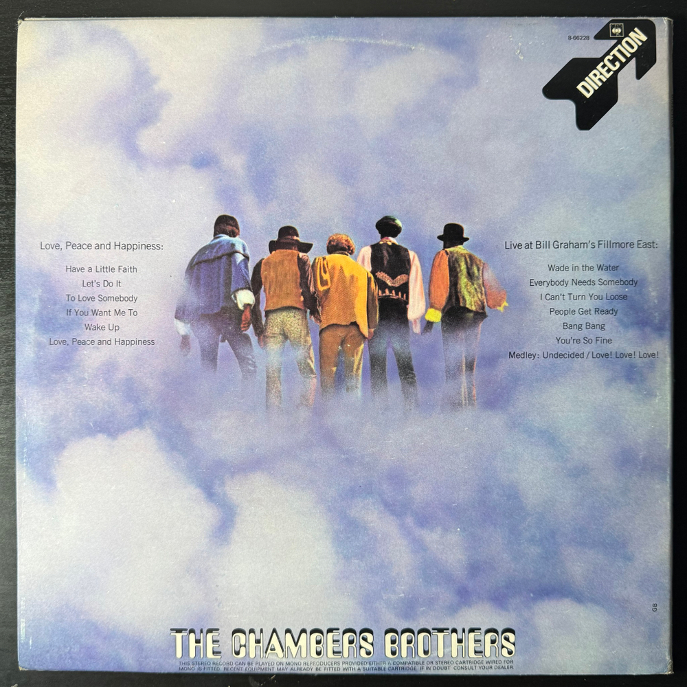 The Chambers Brothers ‎– Love,Peace And Happiness / Live At Bill Graham's Fillmore East 2LP (Англия 1970г.)