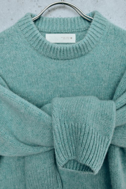 ZARA STORIESZ — СВИТЕР ИЗ 100% ШЕРСТИ, БИРЮЗОВЫЙ