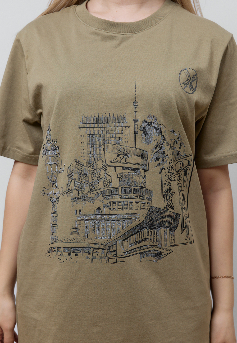 Футболка ALMATY MS LIGHT KHAKI