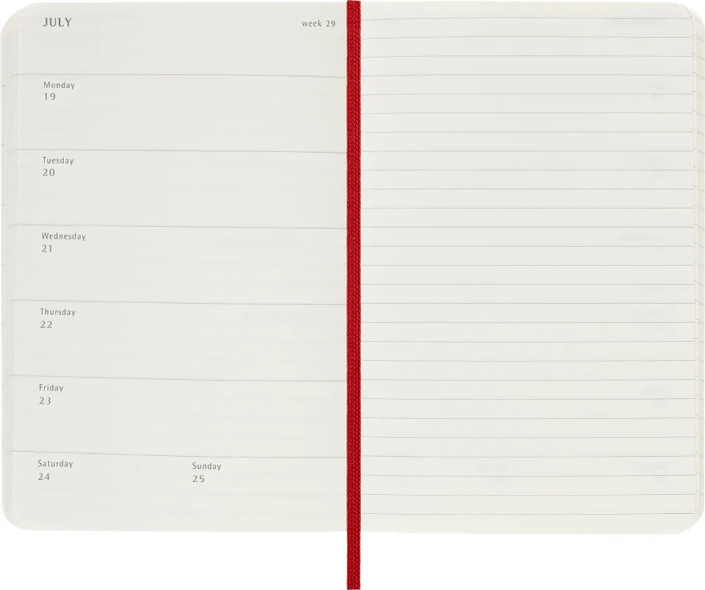 Еженедельник Moleskine Weekly Pocket (DSF212WN2) 2
