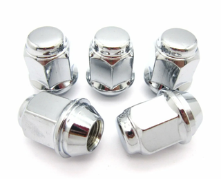 Гайка 12х1.50 h=35 S=21 колеса Хром конус (Hyundai, Mazda, Mitsubishi, KIA, SsangYong)