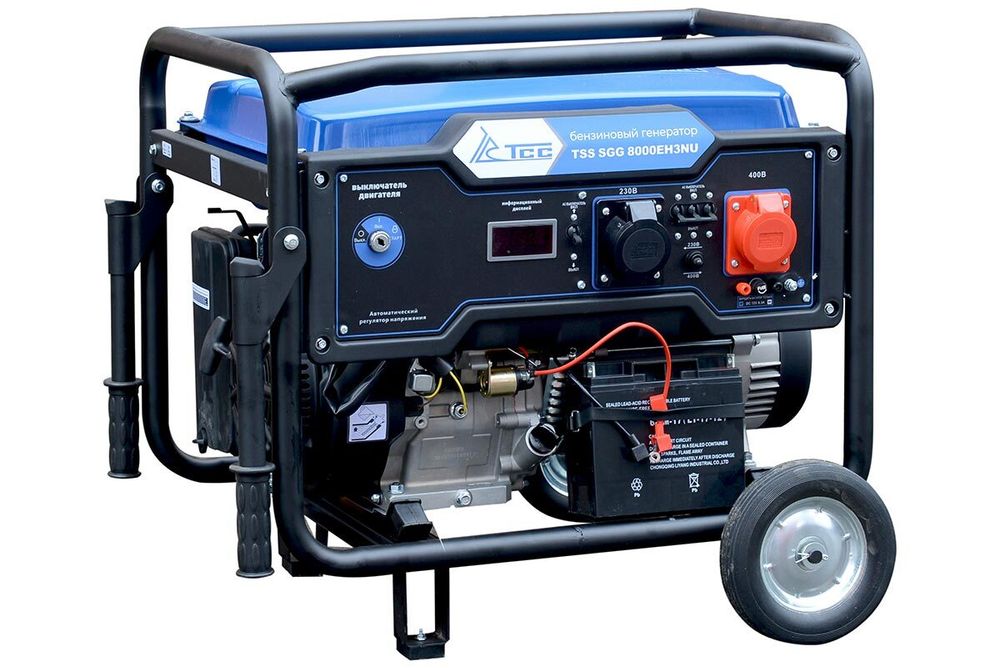 Бензогенератор TSS SGG 8000EH3NUA - [8 кВт / 220V / 380V]