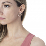 Серьги Boccadamo Magic Circle Rosegold XOR536RS RG с золотым покрытием